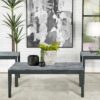 Mozzi 3-piece Coffee and End Table Set Grey Faux Marble