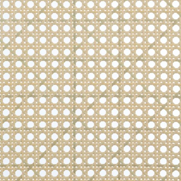 Rayo Rattan Cane Back Accent Chair with Padded Seat Black