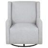 Serra Boucle Upholstered Swivel Glider Dove Grey