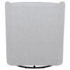 Serra Boucle Upholstered Swivel Glider Dove Grey