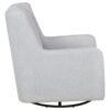 Serra Boucle Upholstered Swivel Glider Dove Grey
