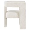 Petra Boucle Upholstered Accent Side Chair White