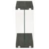 Colby Engineered Wood C-Shaped Side Table Weathered Grey