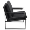 Rosalind Upholstered Track Arm Accent Chair Black