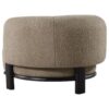 Lawler Upholstered Barrel Back Accent Chair Mushroom
