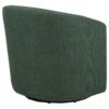 Mossbrook Fabric Upholstered Swivel Accent Chair Green