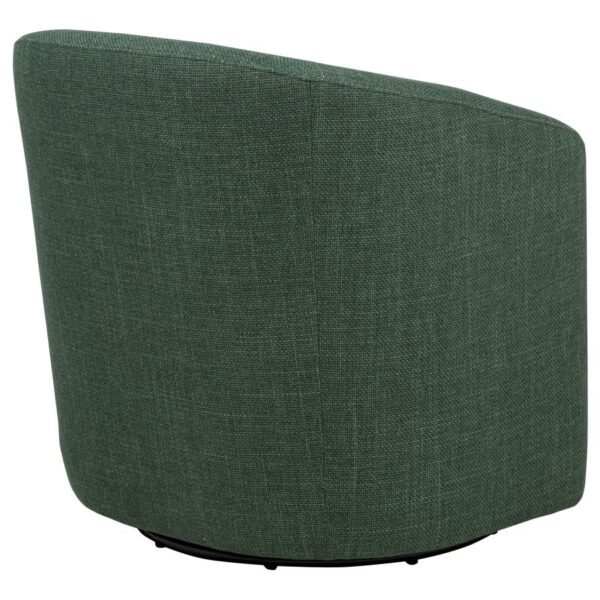 Mossbrook Fabric Upholstered Swivel Accent Chair Green