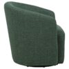 Mossbrook Fabric Upholstered Swivel Accent Chair Green