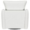 Madia Upholstered Sloped Arm Swivel Glider Chair Vanilla