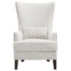 Pippin Upholstered High Wingback Accent Chair Latte