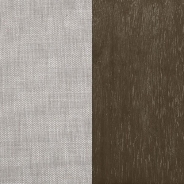 Blanchett Upholstered Bobbin Accent Chair Beige and Natural