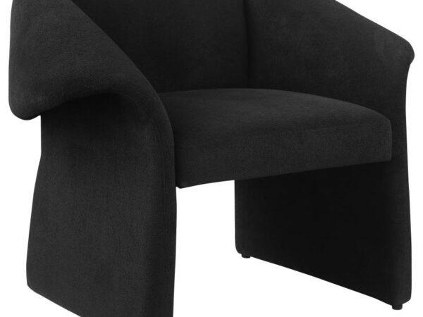 Ramsey Upholstered Sloped Arm Accent Chair Black