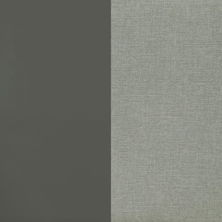 Danbury 3-drawer Makeup Vanity & Stool Set Grey High Gloss