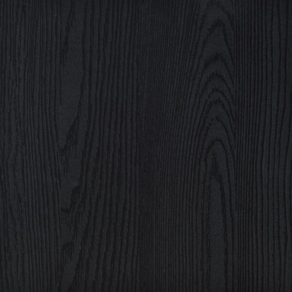 Clower Engineered Wood C-Shaped Sofa Side Table Black