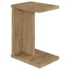 Clower Engineered Wood C-Shaped Sofa Side Table Mango