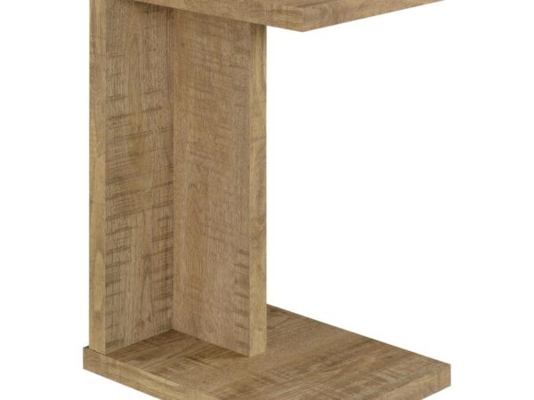 Clower Engineered Wood C-Shaped Sofa Side Table Mango