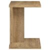 Clower Engineered Wood C-Shaped Sofa Side Table Mango