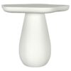 Perth 17-inch Side Table with Cloud-Shaped Top Off White