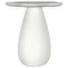 Perth 20-inch Side Table with Cloud-Shaped Top Off White