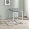 Umbridge Upholstered Square Padded Cushion Vanity Stool