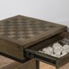 Chessie 1-drawer Side Table With Leatherette Sling Tobacco