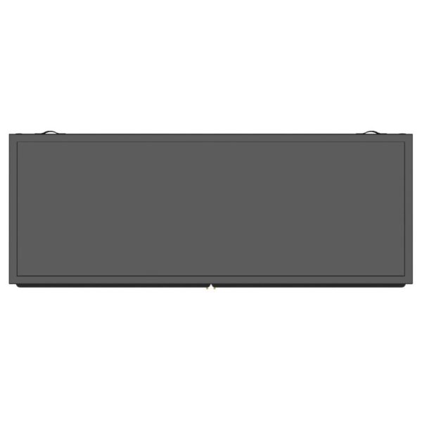 Dalia 2-door Accent Storage Cabinet with Shelving Black