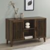 Torin 2-door Engineered Wood Accent Cabinet Dark Pine