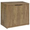 Pepita 2-door Engineered Wood Accent Cabinet Mango Brown