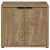 Pepita 2-door Engineered Wood Accent Cabinet Mango Brown