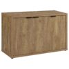 Pepita 3-door Engineered Wood Accent Cabinet Mango Brown