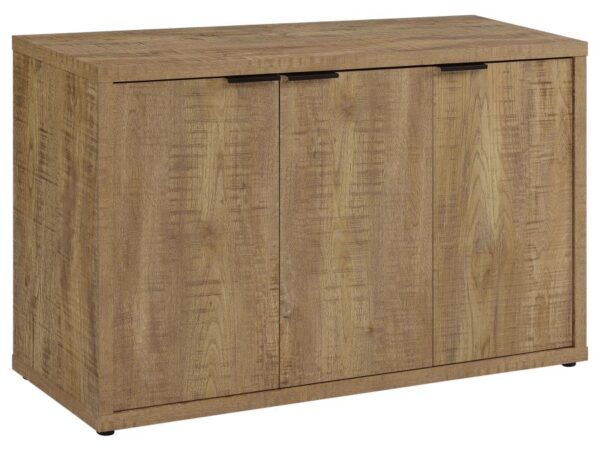 Pepita 3-door Engineered Wood Accent Cabinet Mango Brown