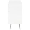 Nieta 2-door Engineered Wood Accent Cabinet White High Gloss
