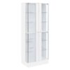 Cabra 4-door LED Curio Display Cabinet White High Gloss