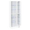 Cabra 4-door LED Curio Display Cabinet White High Gloss