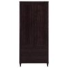 Wadeline 2-door Tall Accent Storage Cabinet Rustic Tobacco