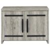 Enoch 2-door Engineered Wood Accent Cabinet Grey Driftwood