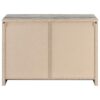 Enoch 2-door Engineered Wood Accent Cabinet Grey Driftwood