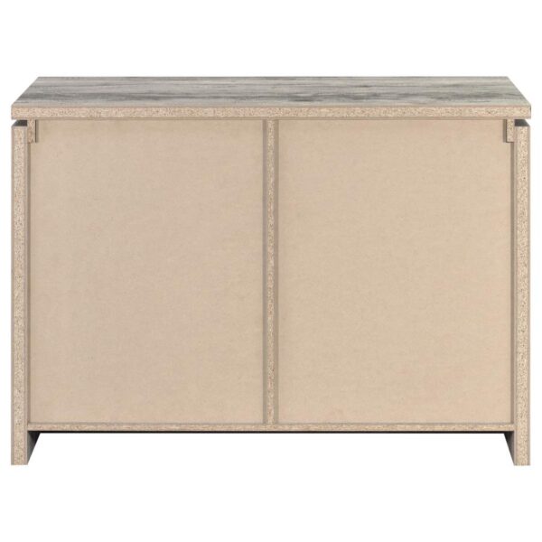 Enoch 2-door Engineered Wood Accent Cabinet Grey Driftwood