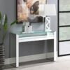 Edna Mirrored Console Table LED Lighting Silver