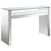 Edna Mirrored Console Table LED Lighting Silver