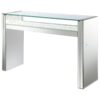 Edna Mirrored Console Table LED Lighting Silver