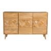 Alyssum 3-door Mango Wood Accent Cabinet Natural