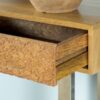 Draco 2-drawer Console Table Hand Carved Details Natural