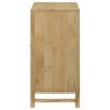Zamora 2-door Wood Accent Cabinet with Woven Cane Natural