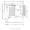 Zamora 2-door Wood Accent Cabinet with Woven Cane Natural