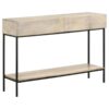 Rubeus 2-drawer Wood Entryway Console Table White Washed