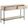 Rubeus 2-drawer Wood Entryway Console Table White Washed