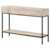 Rubeus 2-drawer Wood Entryway Console Table White Washed