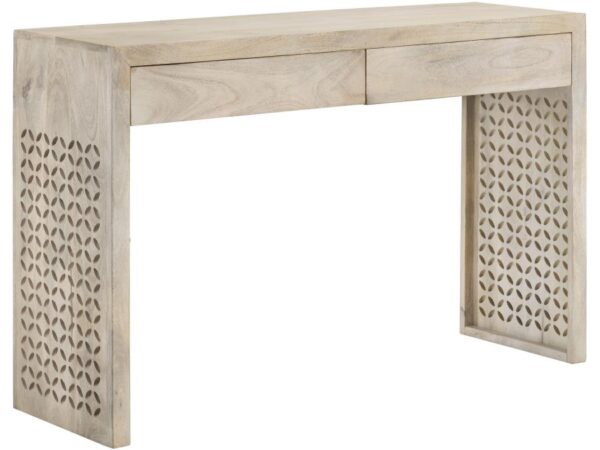 Rickman 2-drawer Wood Entryway Console Table White Washed