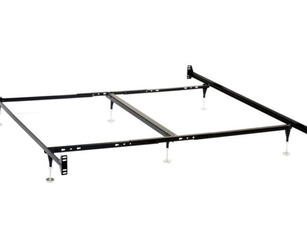 Esme California King Bed Frame Black (Headboard & Footboard)